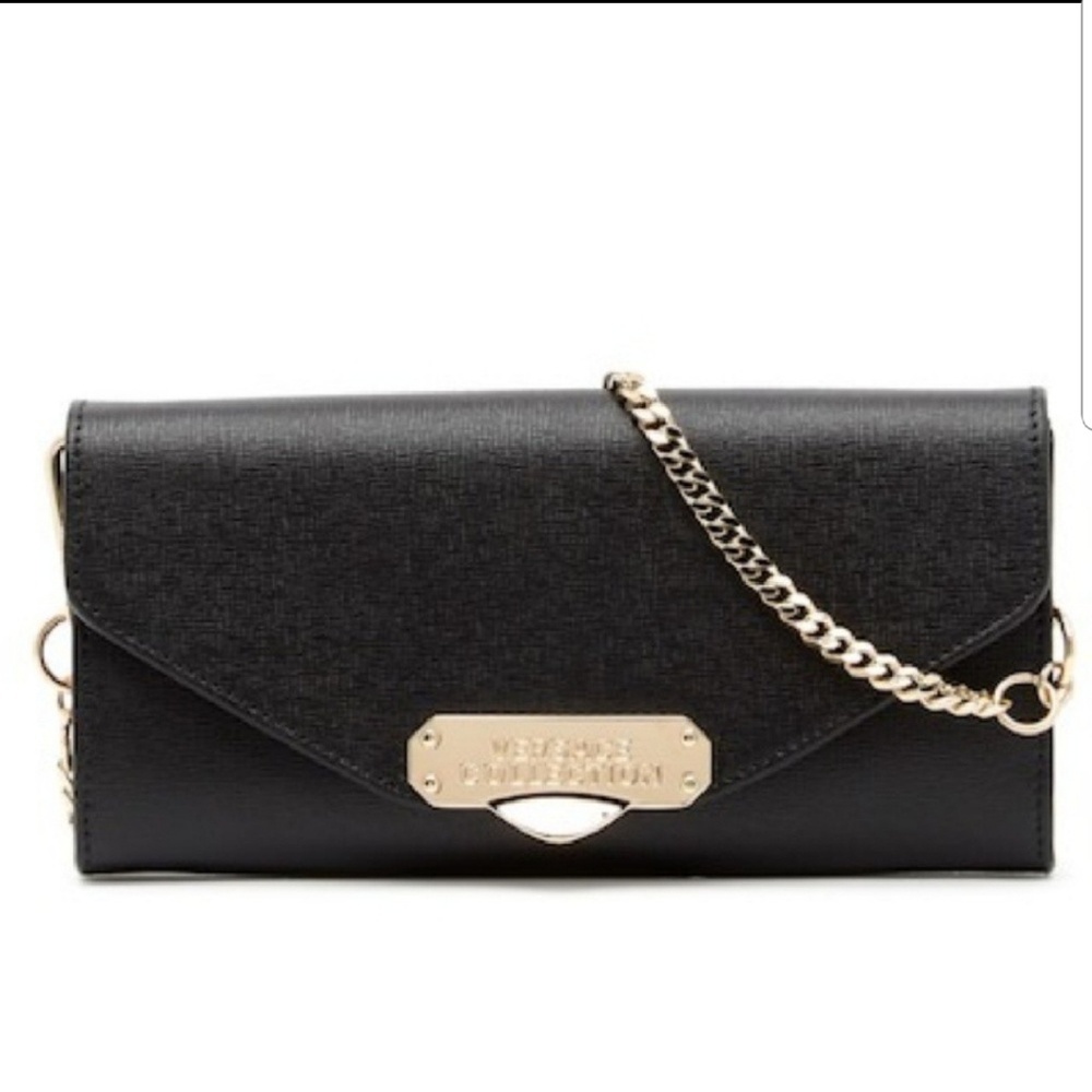Versace Collection Saffiano Leather Mini Crossbody - Picture 2 of 6